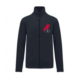 Veste micropolaire zippée (homme) – ecurie anne bouyer - Navy – K911