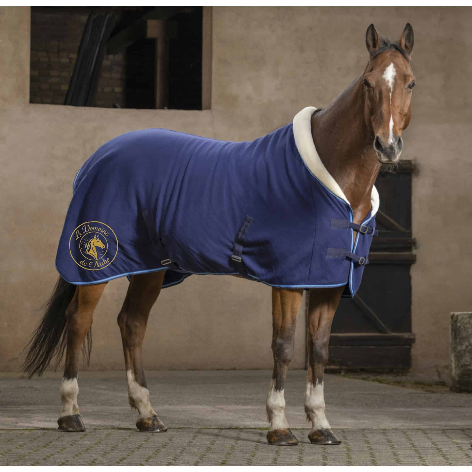 Chemise polaire Riding World Confort - Le Domaine de l'Aube - Marine - 400042