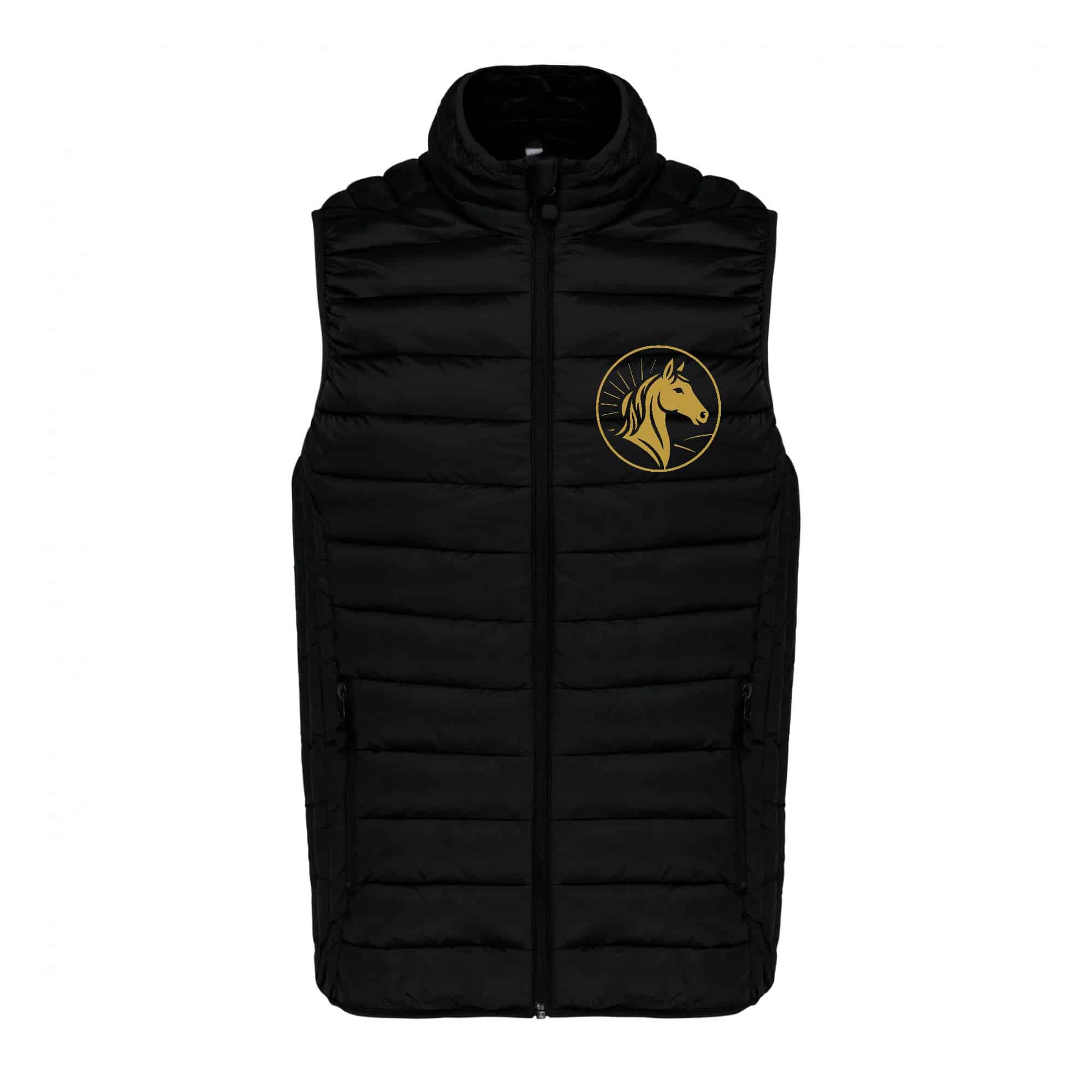 DOUDOUNE SANS MANCHES (enfant) - Le Domaine de l'Aube - Noir - K6115