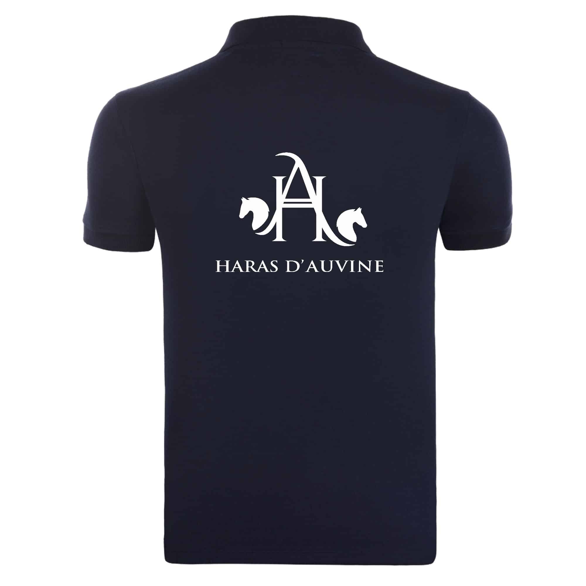 POLO (homme) - HARAS D'AUVINE - Navy - BCID1 – Image 3