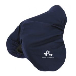 Housse de selle en coton Ridding World - HARAS D'AUVINE - Navy - 205100