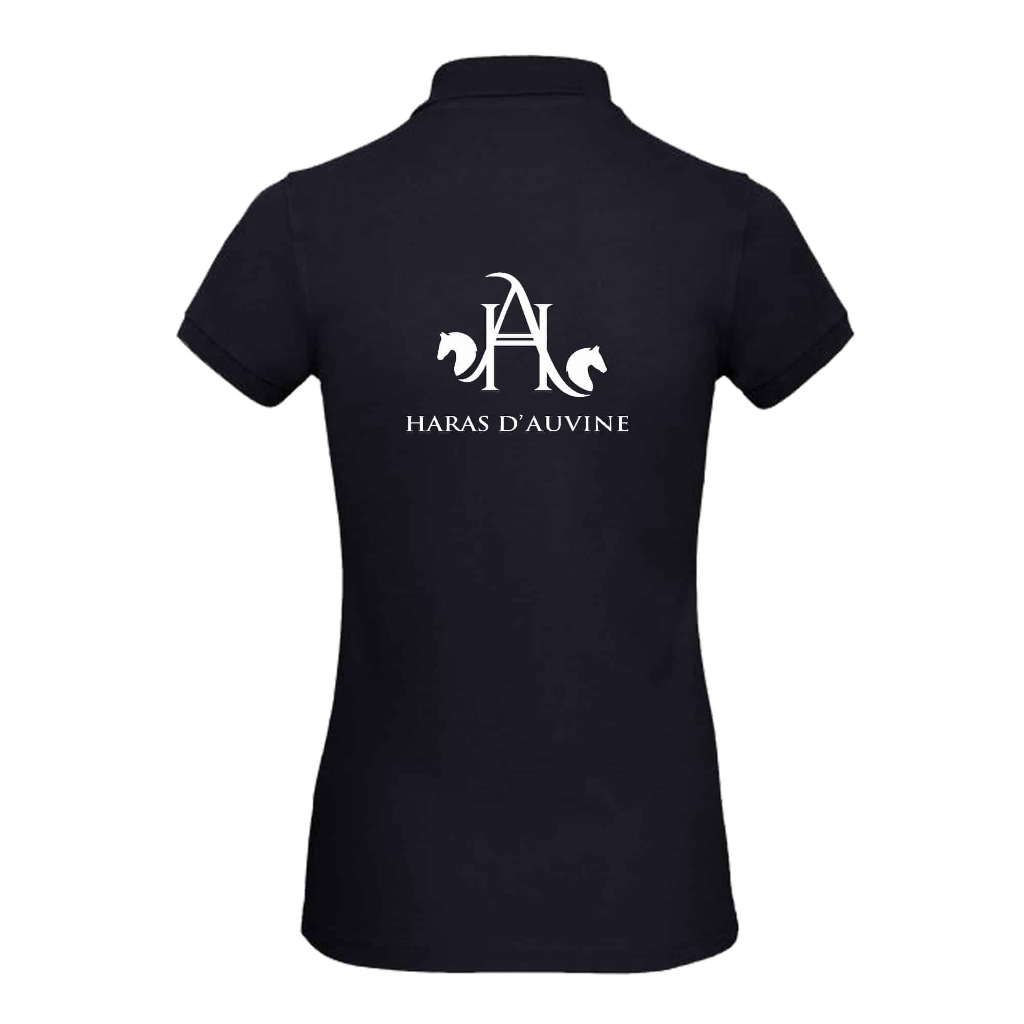 POLO (femme) - HARAS D'AUVINE - Navy - BCI1F – Image 3