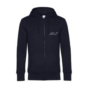 SWEAT ZIPPÉ (enfant) - LES ECURIES DE BACYLO - Navy - K455