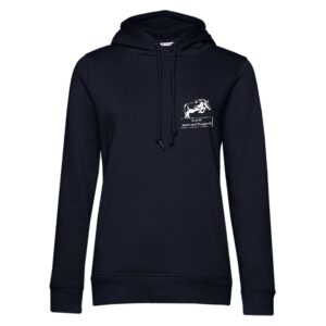 SWEAT A CAPUCHE (femme) – ECURIE BERTRAND BOUGAULT - Navy - BCW34B