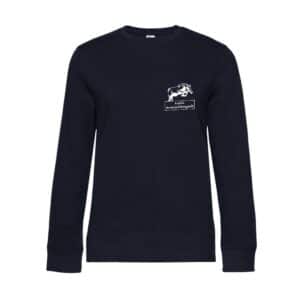 SWEAT COL ROND (femme) - ECURIE BERTRAND BOUGAULT - Navy - BCW01Q