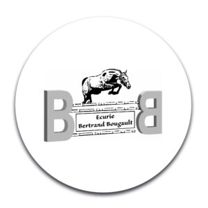 STICKER ROND - ECURIE BERTRAND BOUGAULT - STI001