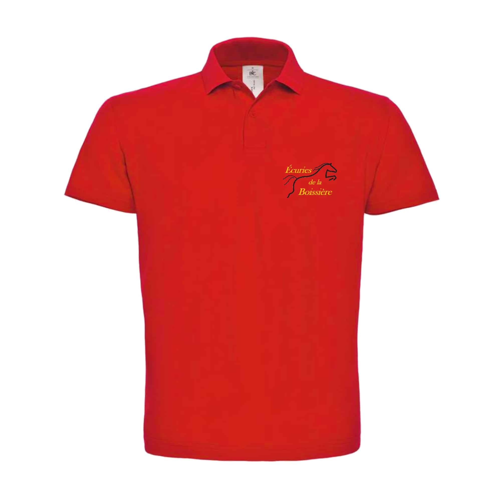 POLO premium (enfant) - Ecuries de la boissiere - Rouge - K249