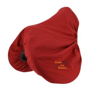 Housse de selle en coton Ridding World - Ecuries de la boissiere - Rouge - 205100