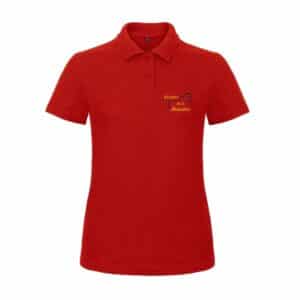 Polo premium (femme) - Ecuries de la boissiere - Rouge - BCW463