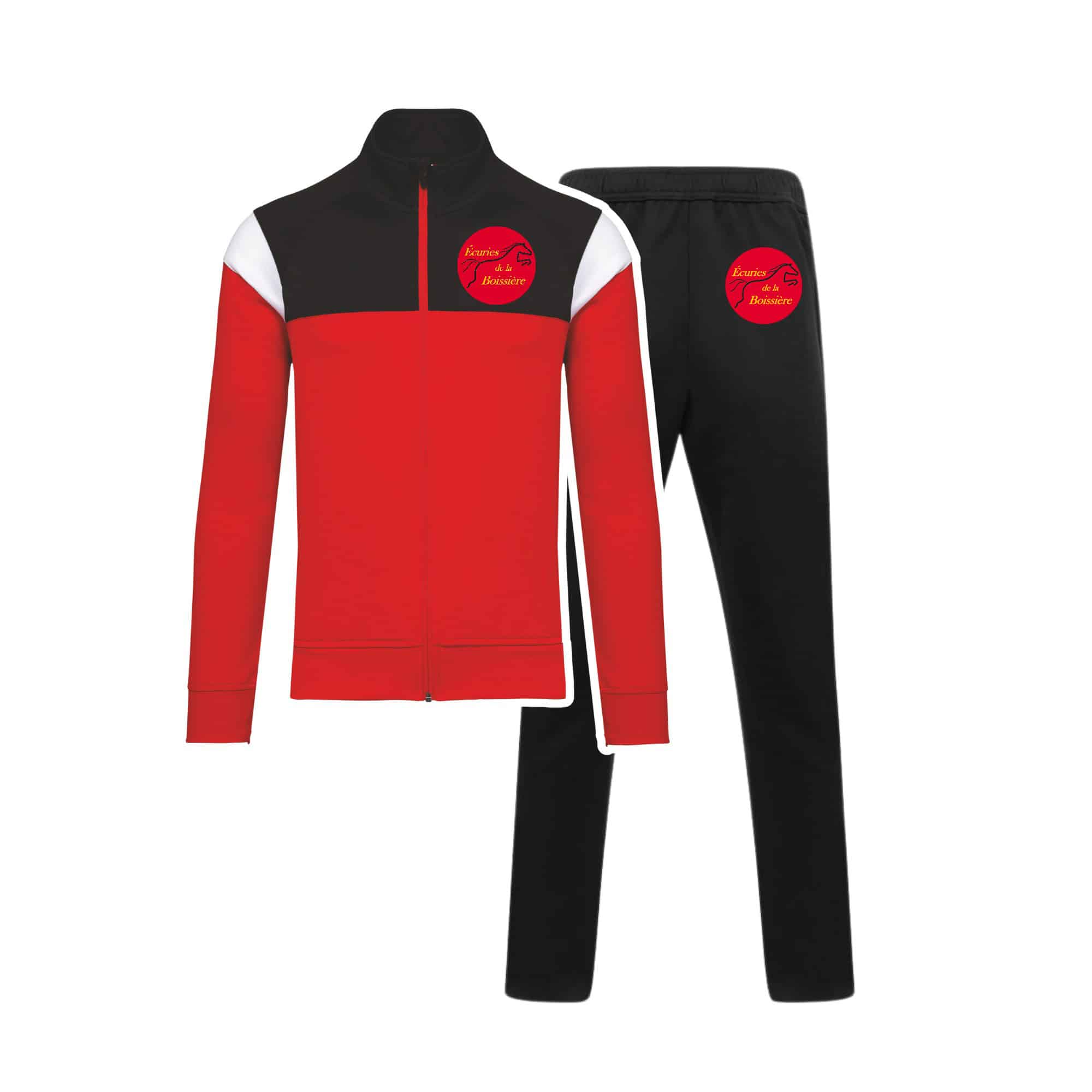 Ensemble de survetement (enfant) - Ecuries de la boissiere - Rouge - ES011