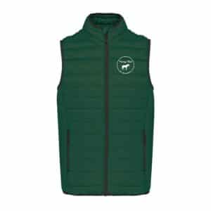 DOUDOUNE SANS MANCHES (femme) - Poney Club De Brevonnes - Vert foret - K6114