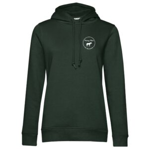 SWEAT A CAPUCHE (femme) – Poney Club De Brevonnes - Vert foret - BCW34B