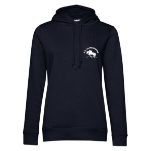 SWEAT A CAPUCHE (femme) – Centre Equestre La Montagne - Navy - BCW34B