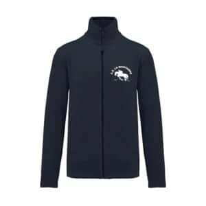 Veste micropolaire zippée (homme) – Centre Equestre La Montagne - Navy – K911