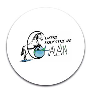 STICKER ROND - Centre équestre de chalain - STI001