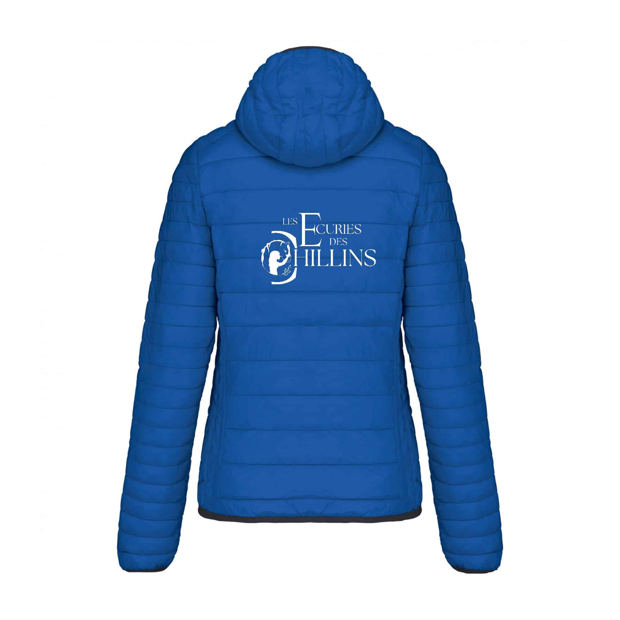 DOUDOUNE AVEC MANCHES ET CAPUCHE (femme) - Les écuries des Chillins - K6111 – Image 3