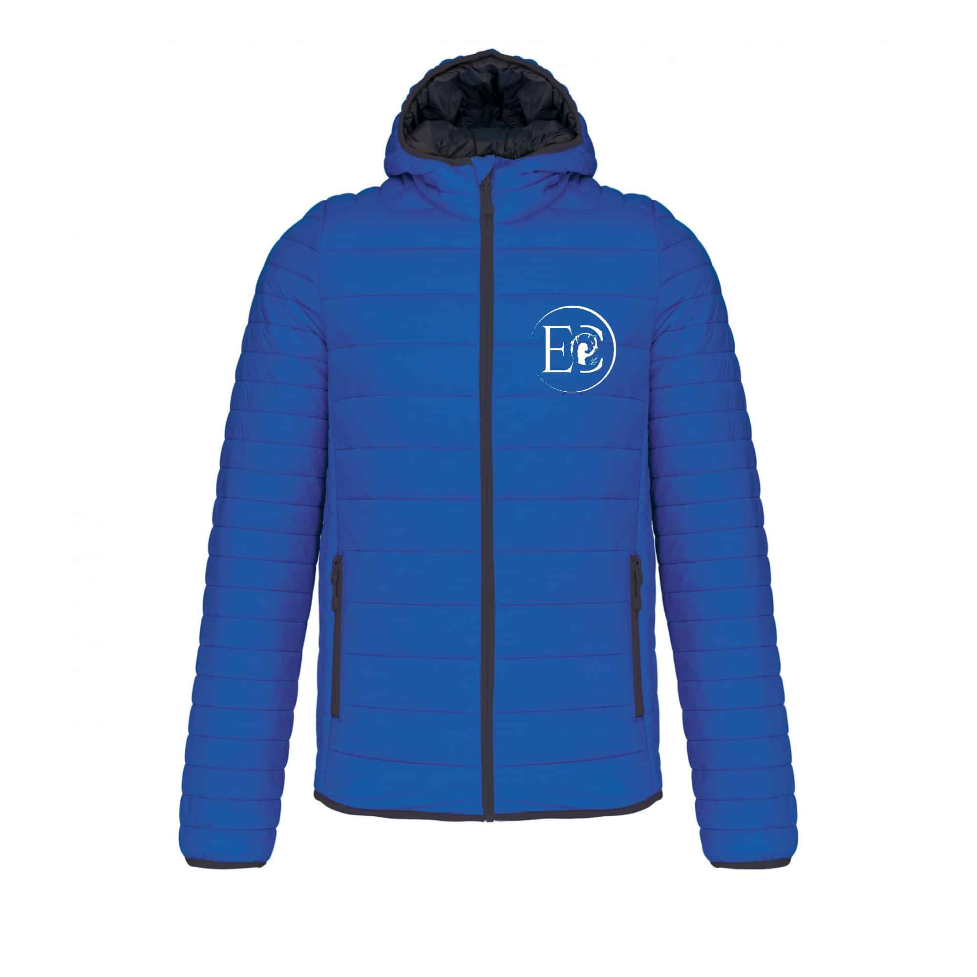 DOUDOUNE AVEC MANCHES ET CAPUCHE (homme) - Les écuries des Chillins - K6110