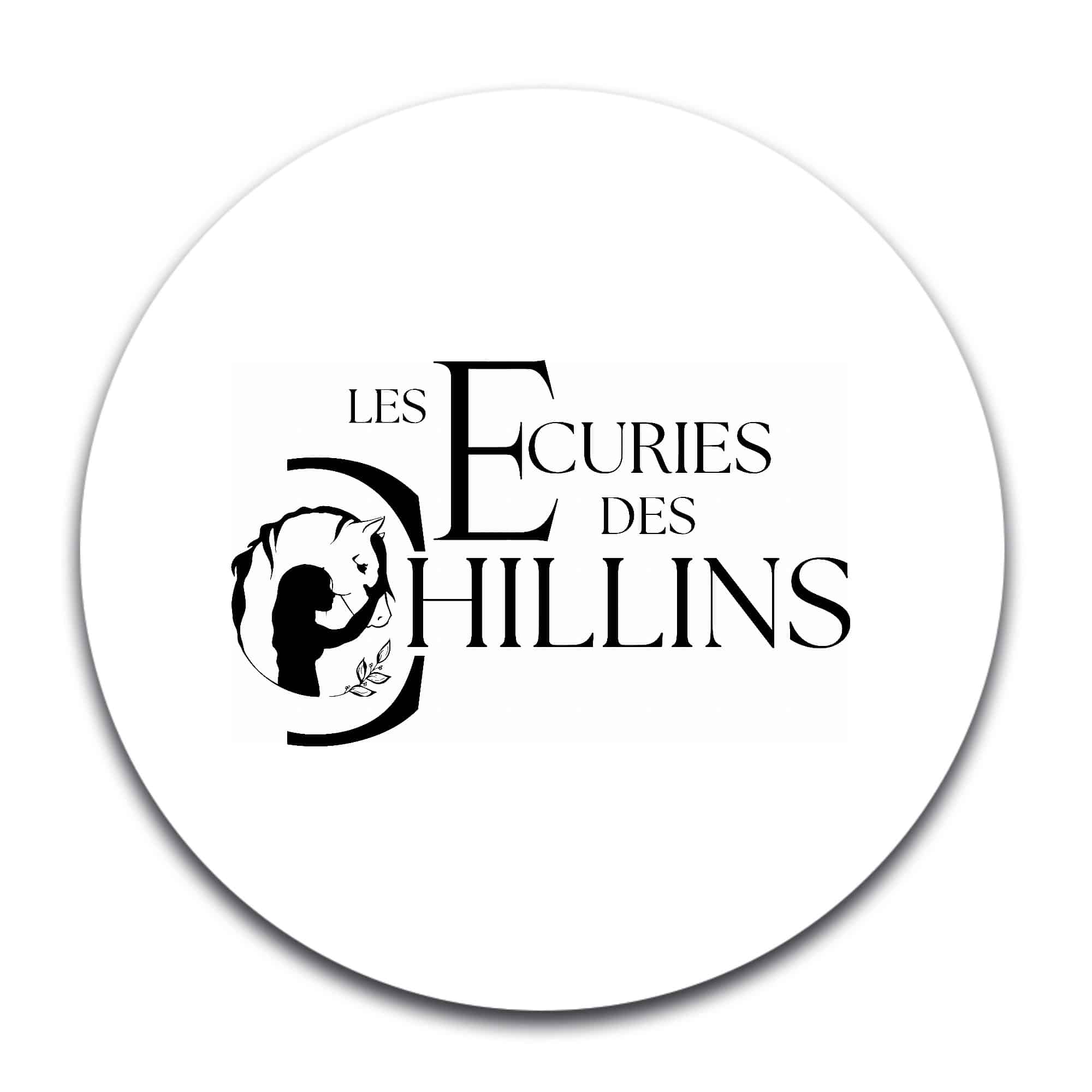 STICKER ROND - Les écuries des Chillins - STI001