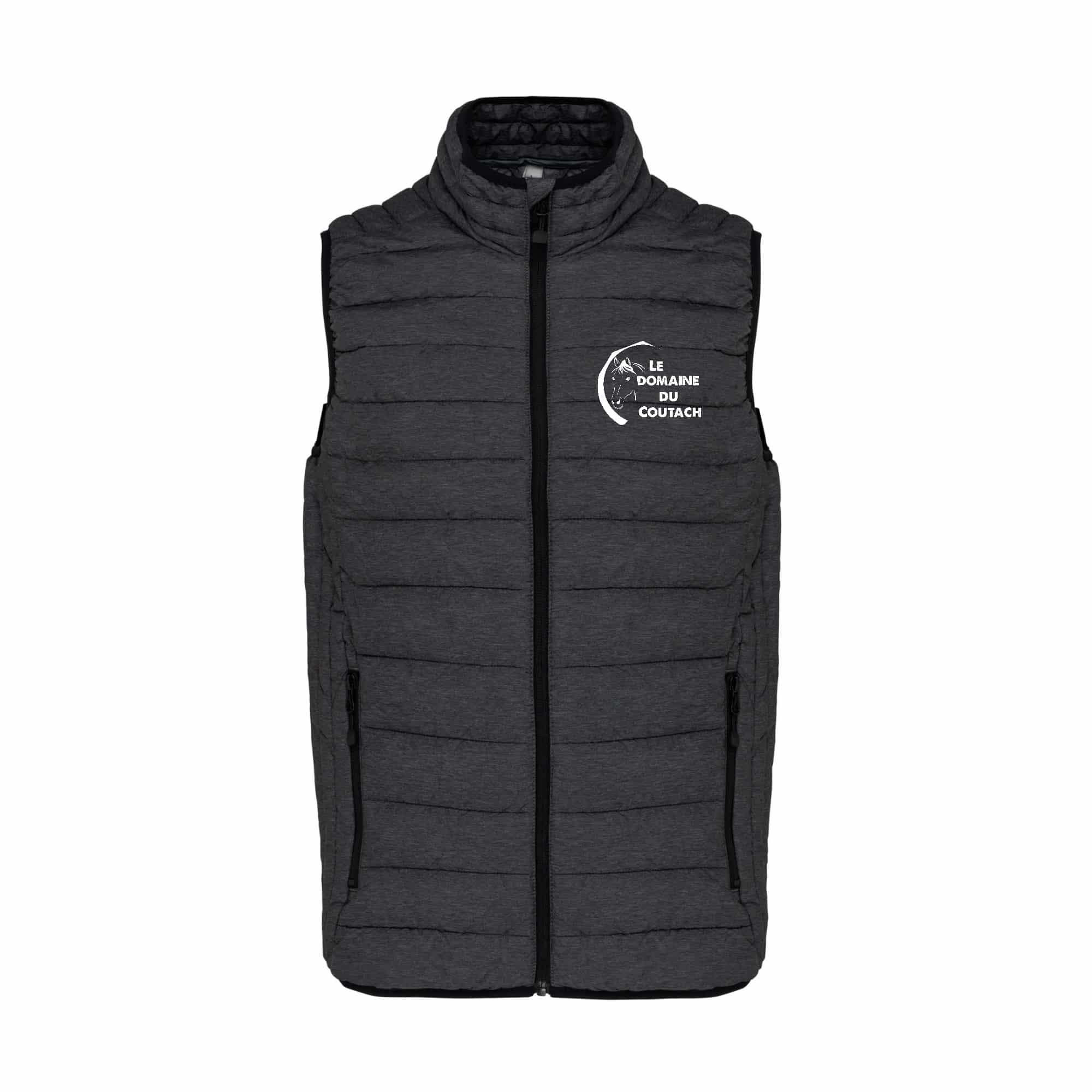 DOUDOUNE SANS MANCHES (femme) - Le Domaine du coutach - Gris Anthracite - K6114