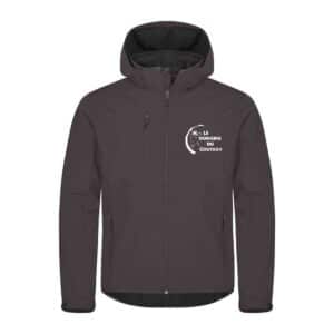 SOFTSHELL "Classic" (homme) - Le Domaine du coutach - Gris Anthracite - 0200912