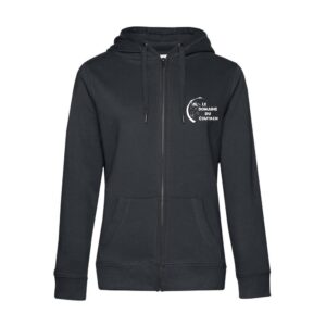 SWEAT ZIPPÉ (femme) - Le Domaine du coutach - Gris Anthracite - BCW03Q