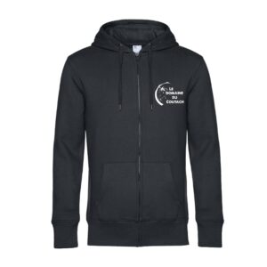 SWEAT ZIPPÉ (Homme) - Le Domaine du coutach - Gris Anthracite - BCU03K