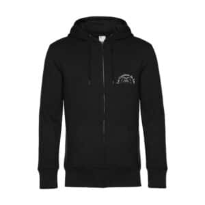 SWEAT ZIPPÉ (enfant) - Les crinieres du lac - Noir - K455