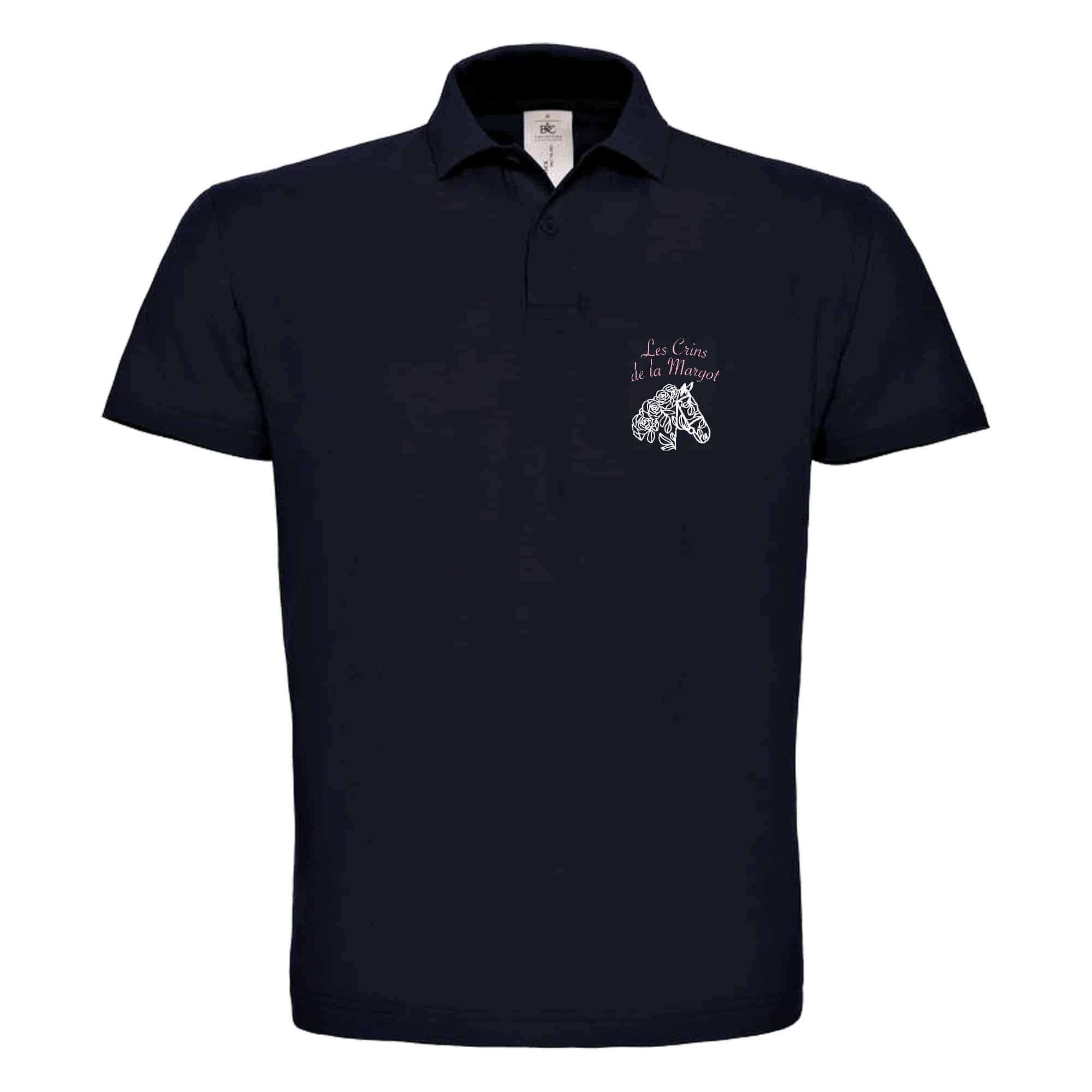 POLO (homme) - Les crins de la Margot - Navy - BCID1