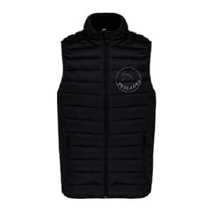 DOUDOUNE SANS MANCHES (enfant) - Écurie des Pessades - Noir - K6115