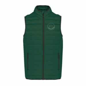 DOUDOUNE SANS MANCHES (femme) - Écurie des Pessades - Vert foret - K6114