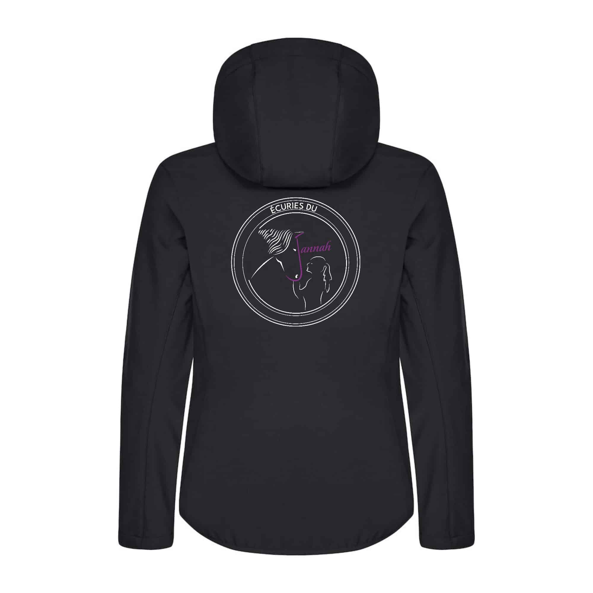 SOFTSHELL "Classic" (femme) - Écuries du Jannah - Noir - 0200917 – Image 3