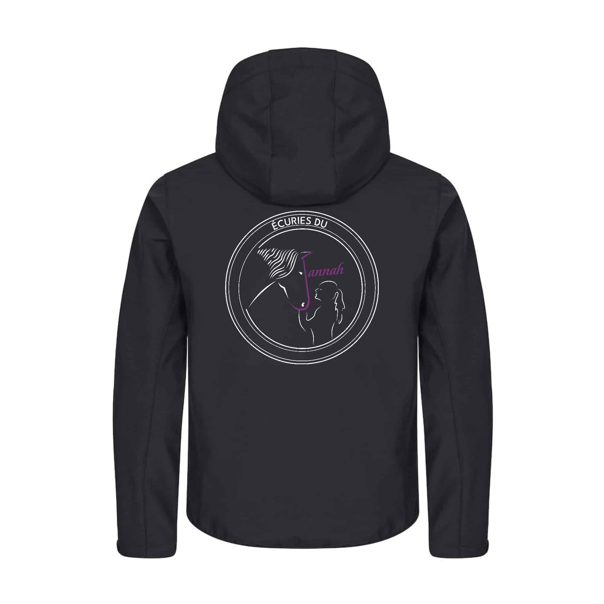 SOFTSHELL "Classic" (homme) - Écuries du Jannah - Noir - 0200912 – Image 3