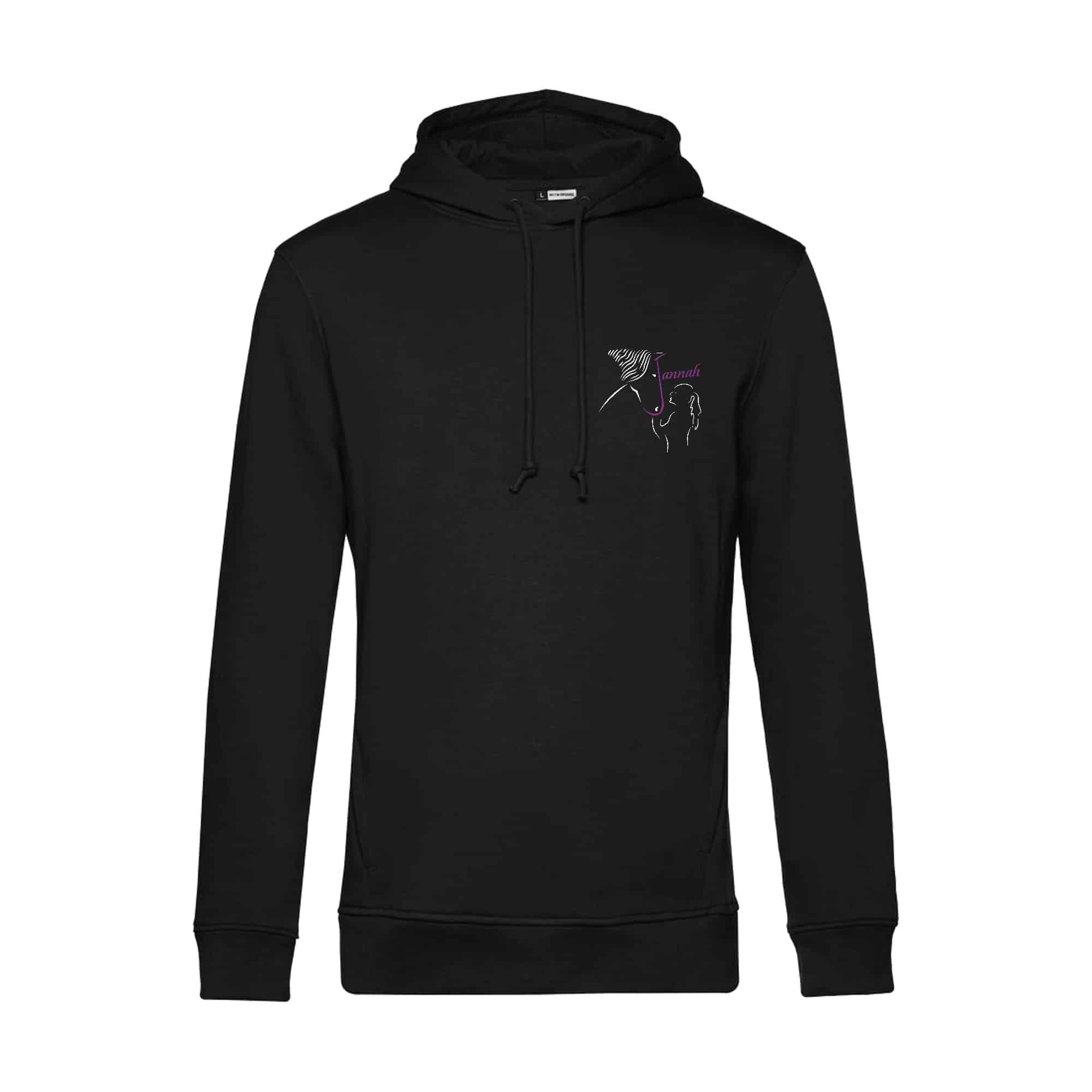 SWEAT A CAPUCHE (enfant) - Écuries du Jannah - Noir - K477