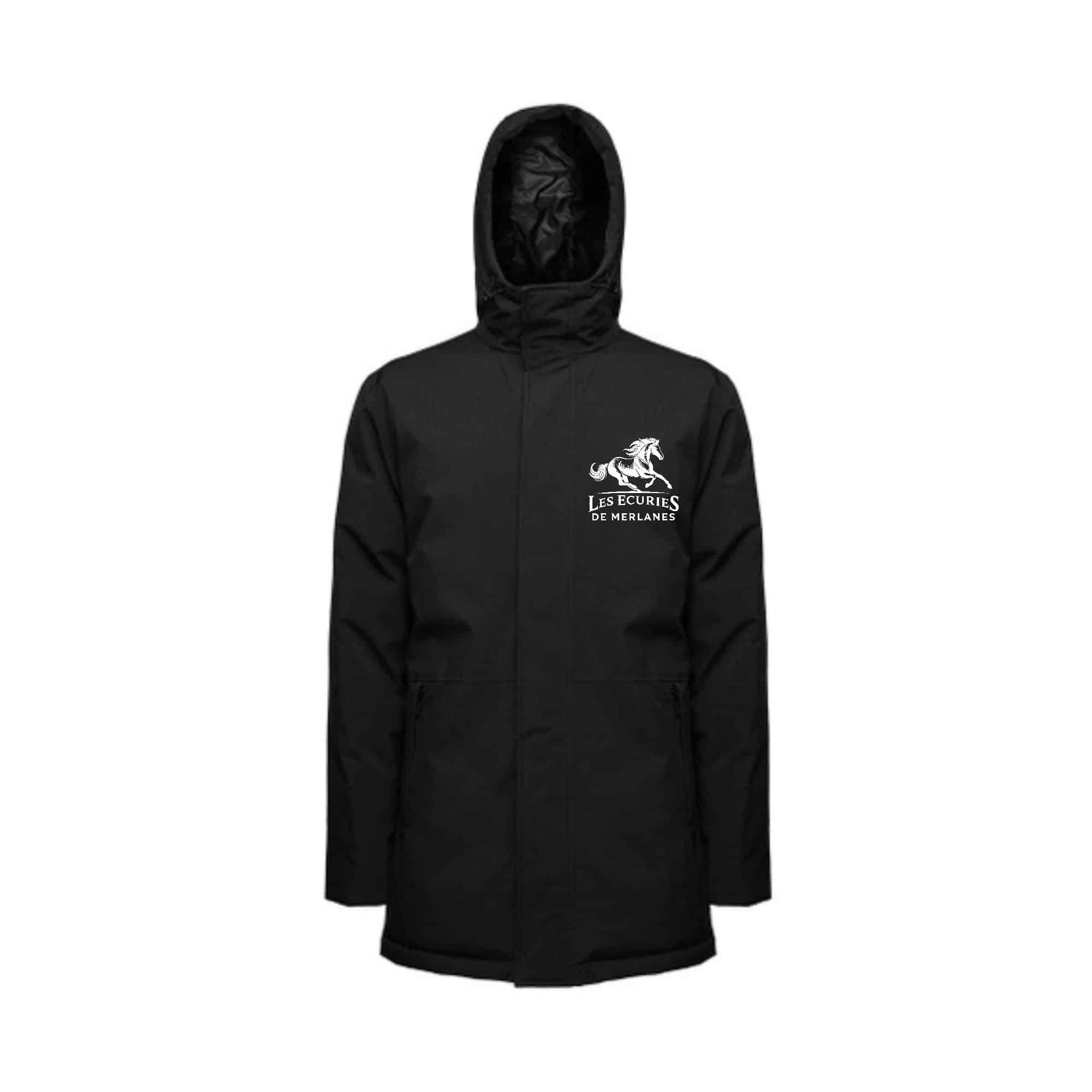 PARKA (unisexe) - Les Ecuries de Merlanes - Noir - PK543