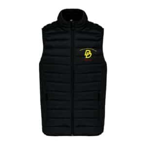 DOUDOUNE SANS MANCHES (homme) - déménagements delage - Noir - K6113