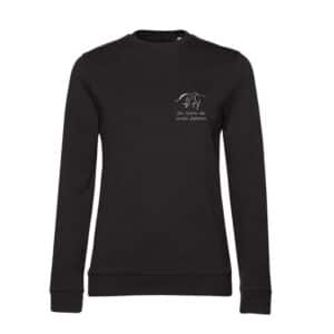 SWEAT COL ROND (enfant) - Écuries du Destin Lefebure - Noir - ID332K