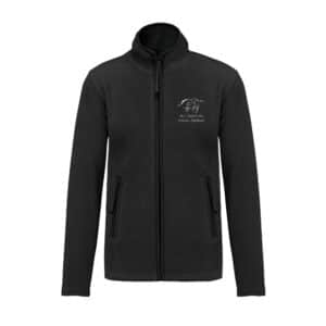 Veste micropolaire zippée (enfant) – Écuries du Destin Lefebure - Noir – K920