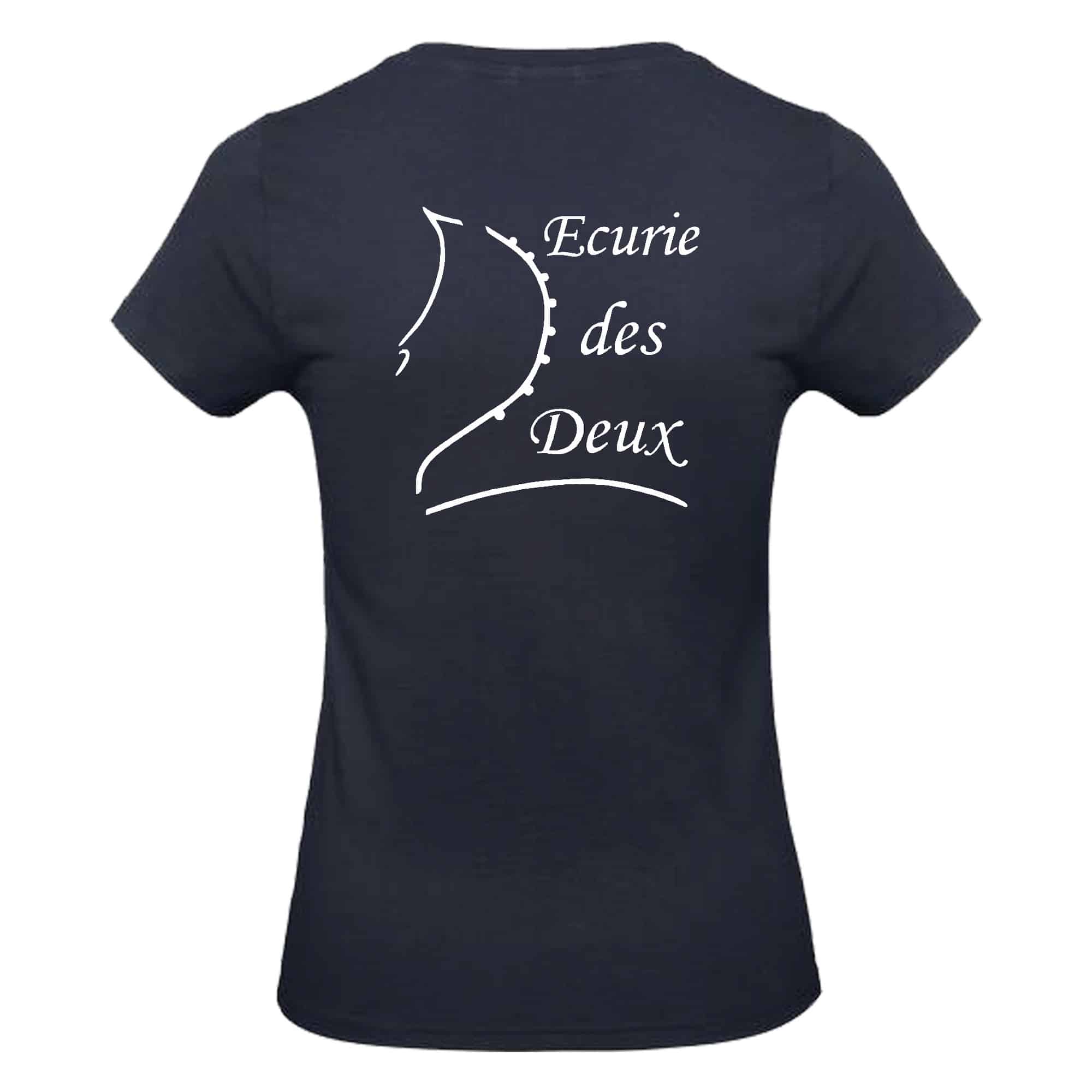 T-SHIRT (enfant) - Écurie des Deux - Navy - BC03TK – Image 3