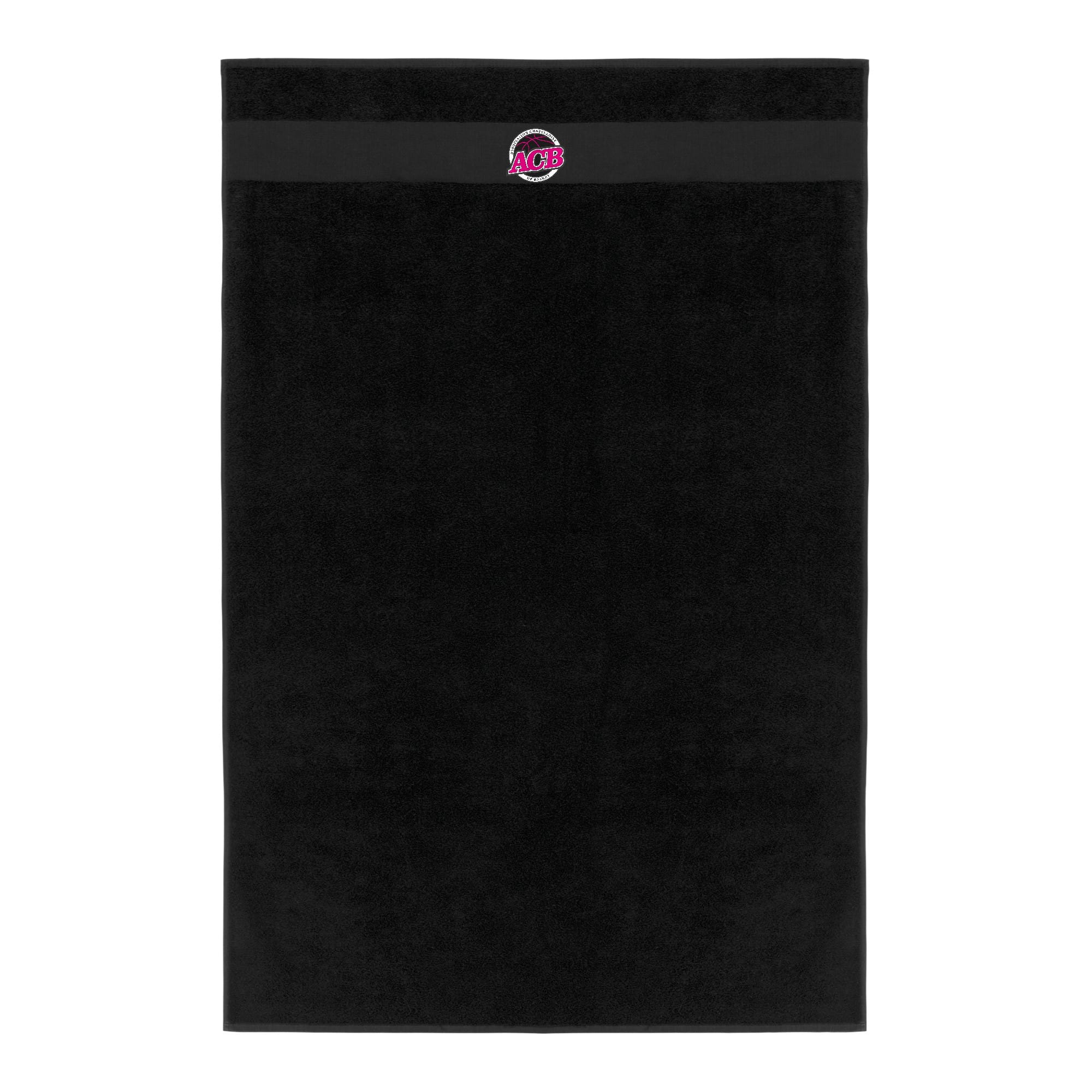 Serviette éponge - ACB La Chapelle – Noir - k111