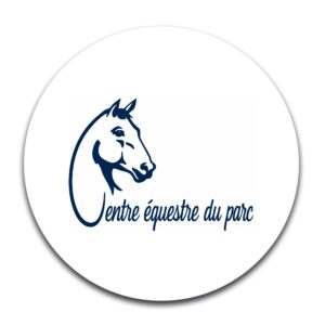 STICKER ROND - centre équestre du parc - STI001