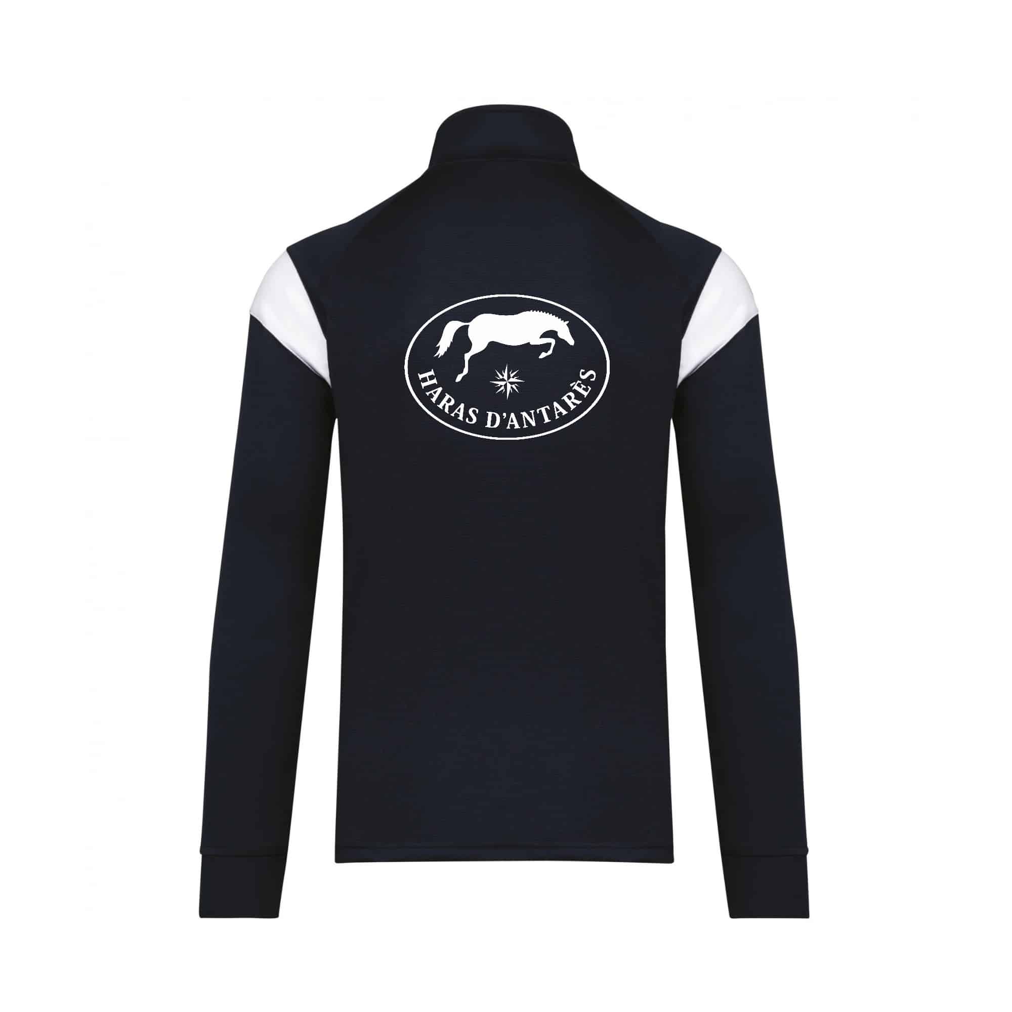 Veste de survêtement zippée (enfant) - Haras d'Antarès - Navy - PA391 – Image 2