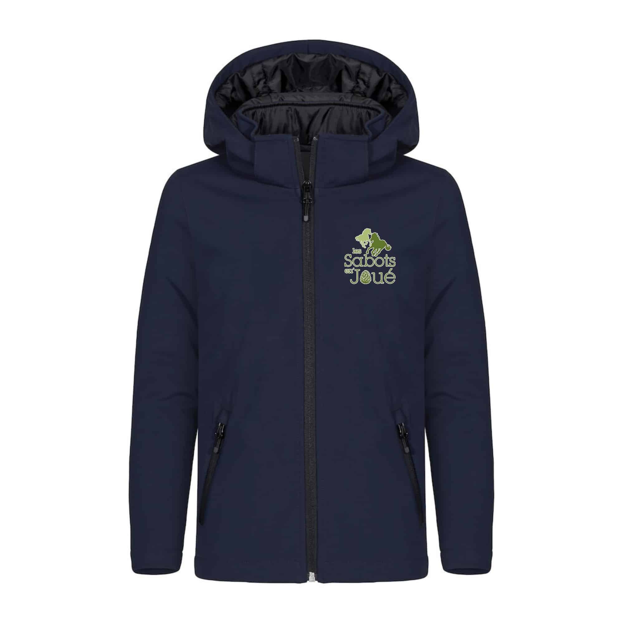 Softshell "PADDED" (enfant) - Les Sabots en’Joué – Navy - 020906