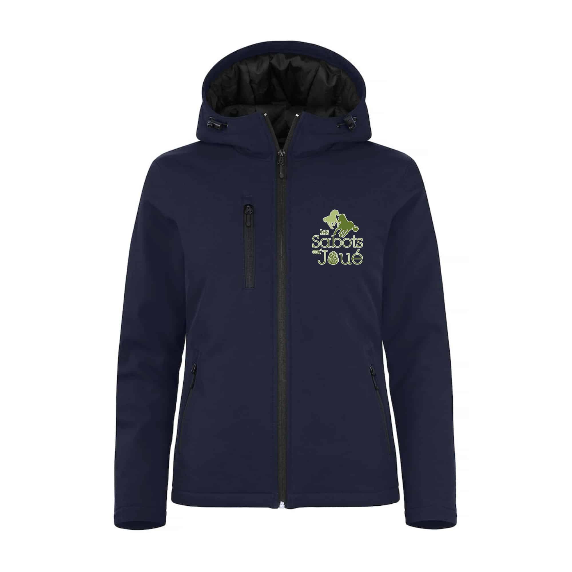 Softshell "PADDED'' (femme) - Les Sabots en’Joué – Navy - 020953