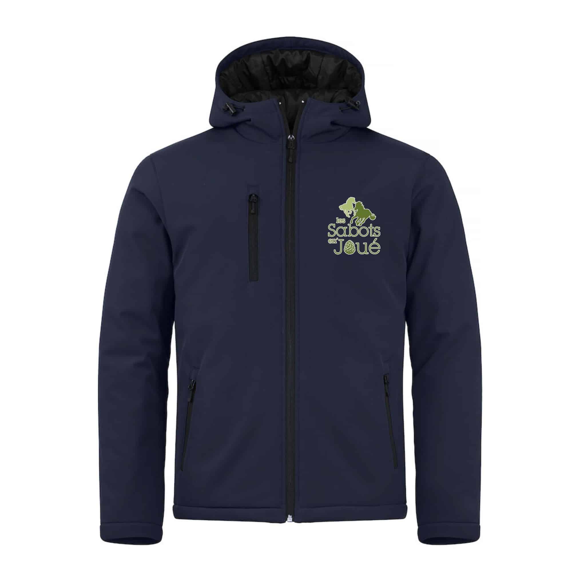 Softshell "PADDED" (homme) - Les Sabots en’Joué – Navy - 020952