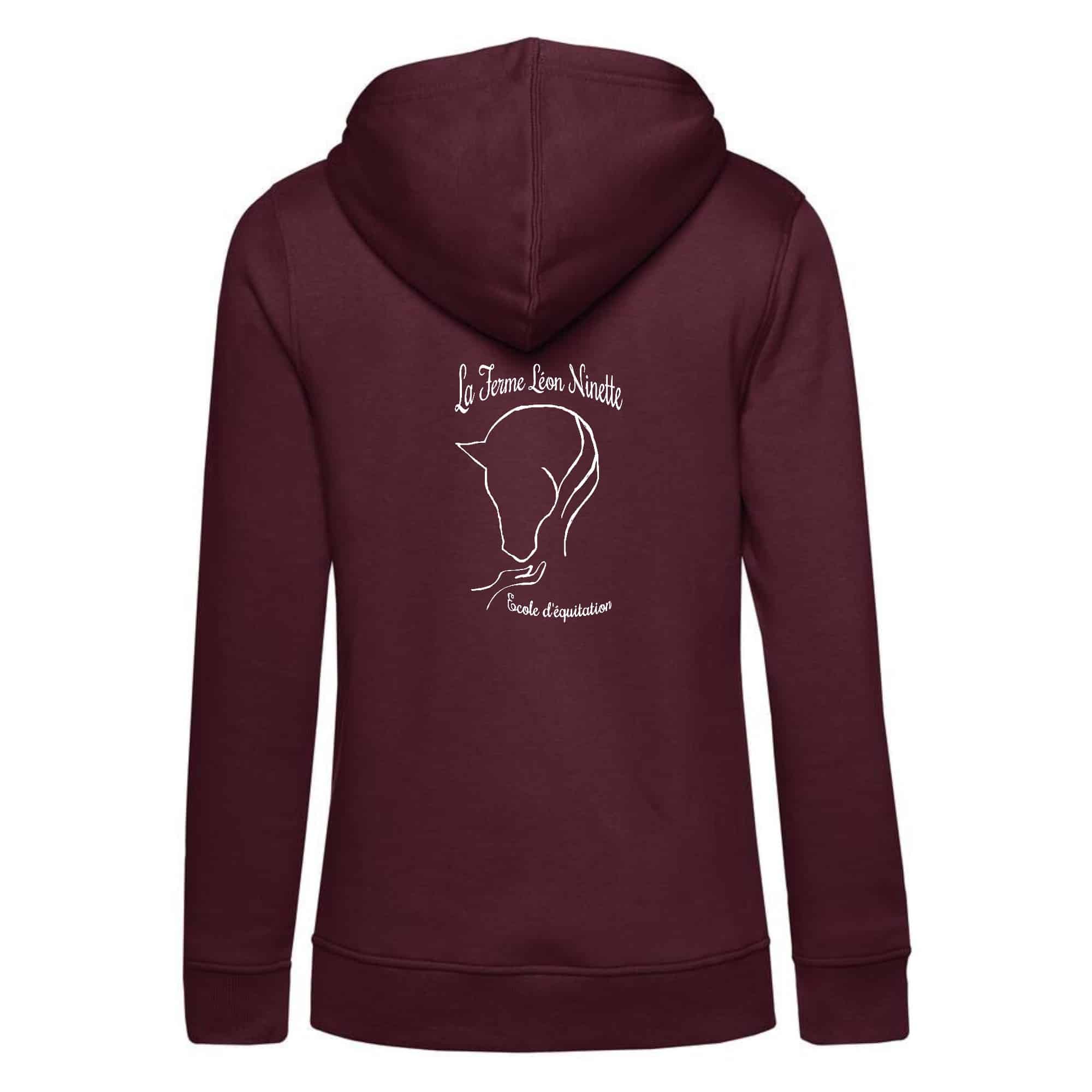 SWEAT A CAPUCHE (femme) – La Ferme Leon Ninette - BCW34B – Image 6