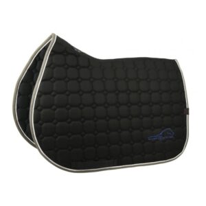 Tapis de selle Equithème "Orion" - Ecurie Biechel - Noir - 20477