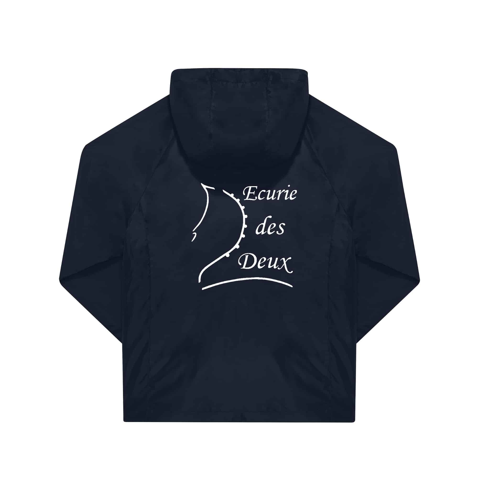 COUPE-VENT (unisexe) - Écurie des Deux - Navy - BC630 – Image 3