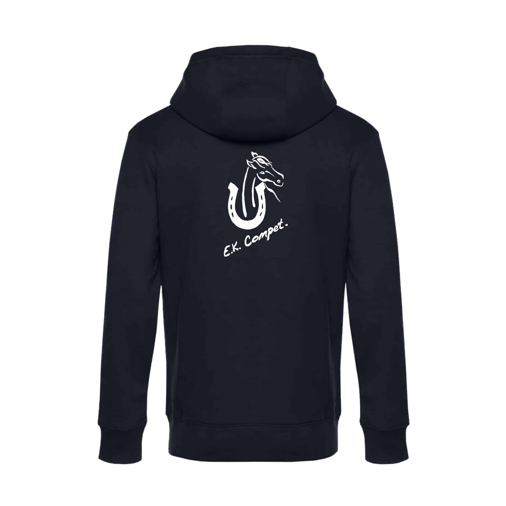 SWEAT ZIPPÉ (enfant) - Association des cavaliers d’ek compet - Navy - K455 – Image 3