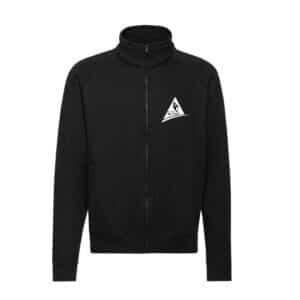 SWEAT ZIPPE SANS CAPUCHE (femme) - CAF du Pays de Flers - Noir - SC366