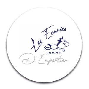 STICKER ROND - les Ecuries d'Emportier - STI001